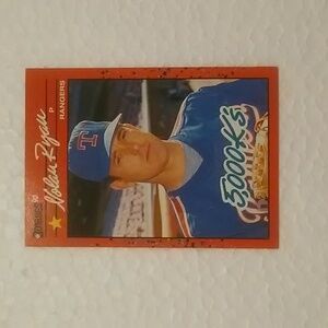 Nolan Ryan Baseball Card 1990